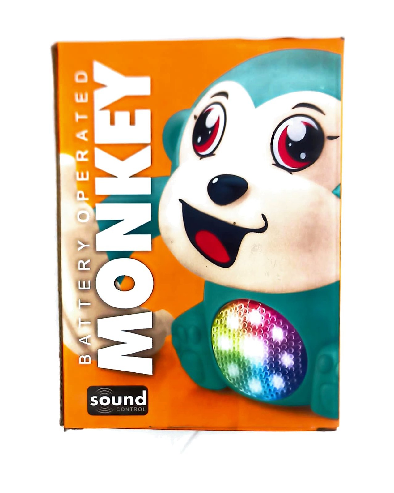 Dumpling Cute Banana Monkey Musical Toy with Lights & 360° Rotating Flip Action